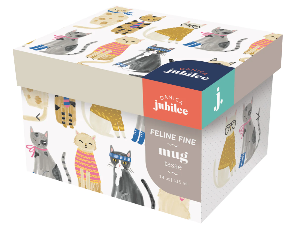 Mug in a Box - Feline Fine