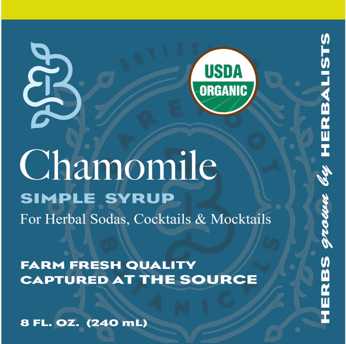 Botanical Simple Syrup, Certified Organic