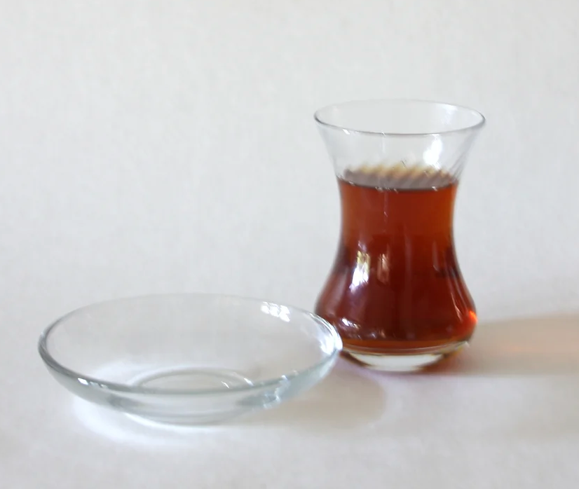 Turkish Tea Glass w/ Saucer