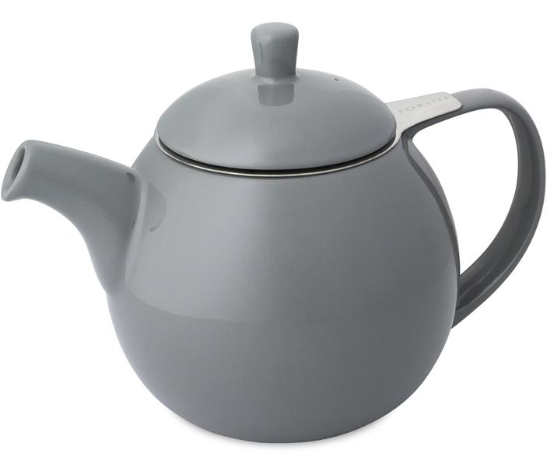 Curve Teapot with Infuser / Strainer 24oz. ( 10 colors Available )