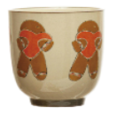 Stoneware Cup with Holiday Icon, 4 Styles - Sold Seperatly