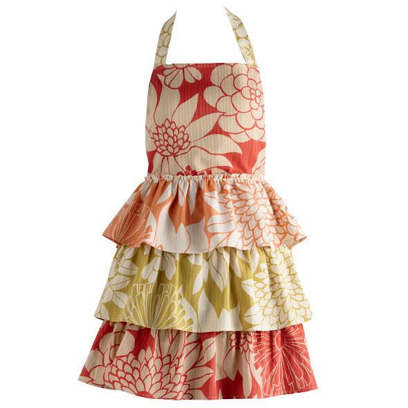 Tropical Trio Ruffles Apron