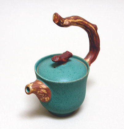 Twig Handle Tea Set w/ 2 Cups