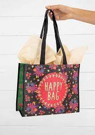 Happy Bag Gold Wreath LARGE