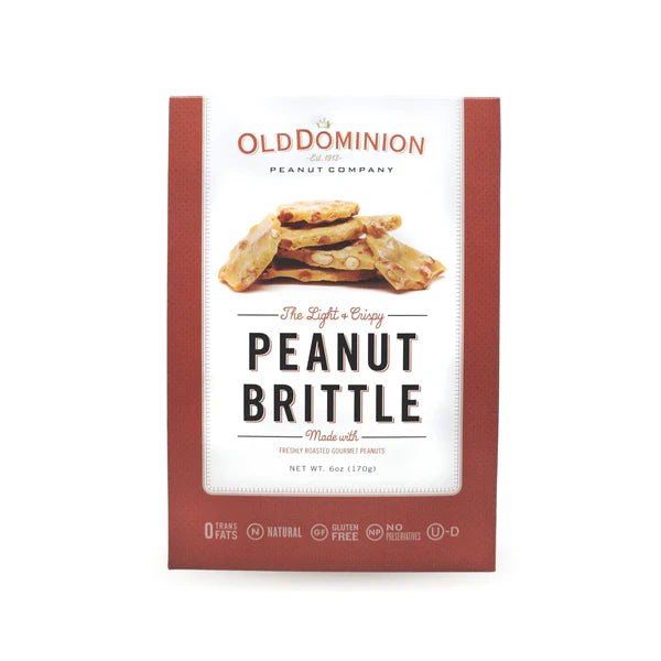 OLD DOMINION PEANUT BRITTLE 6 OZ. BOX