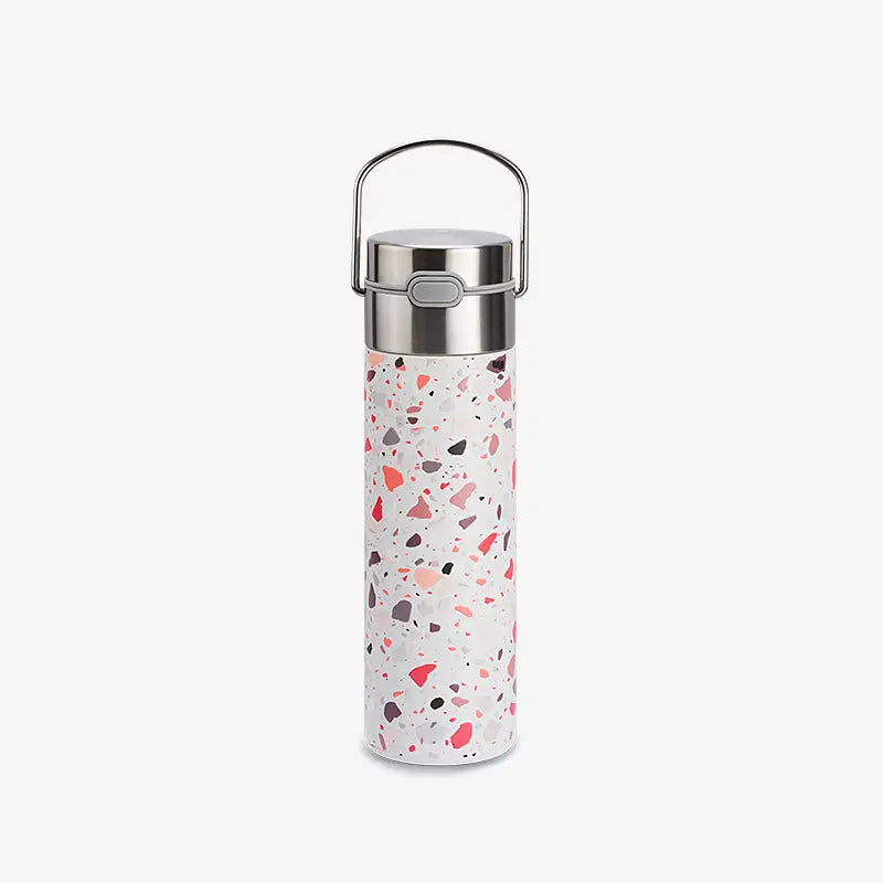 Leeza® Drinking Bottle “terrazzo” stainless steel, 16.9 fl. oz.