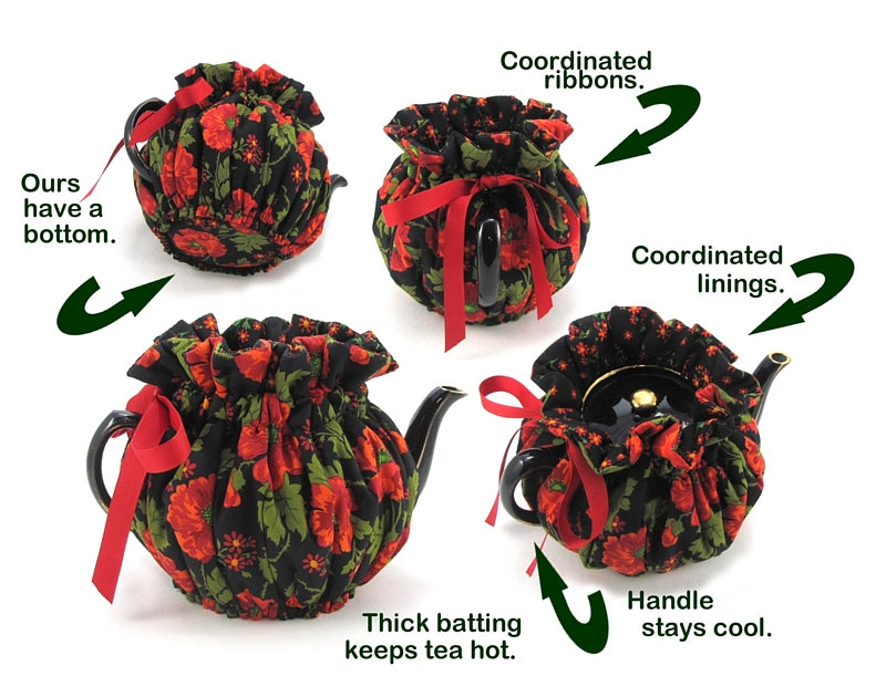 WRAP AROUND TEA COZY 6 CUP BLISSFUL