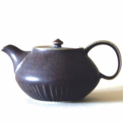 Gray Teapot & 2 Cups Tea Set