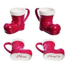 Mug Naughty or Nice Boot (Choice Of naughty or Nice)