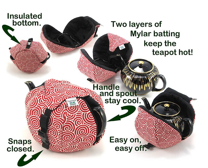 HOB TEA COZY 20OZ BLACK IS THE COLOUR