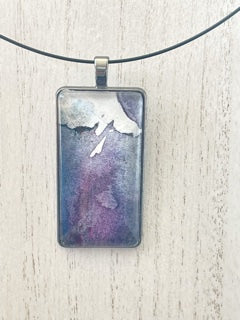 Art Necklace WATERCOLOR DESIGN