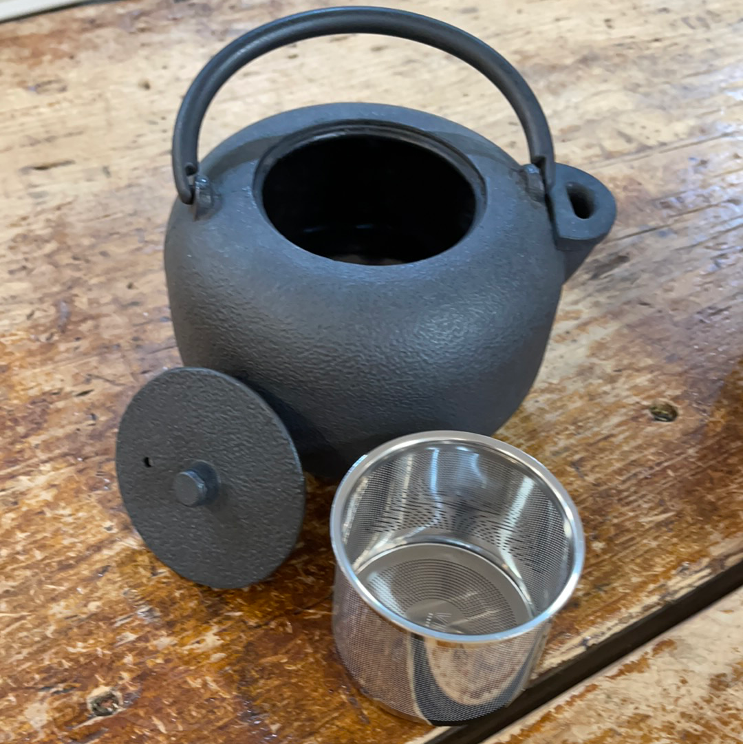 Cast Iron Teapot with Strainer - Saga