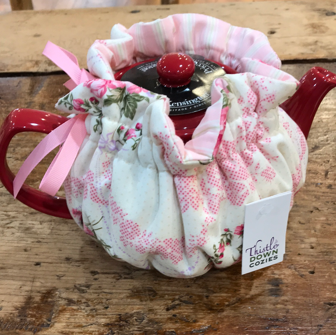 WRAP AROUND TEA COZY 4 CUP PINK PARLOR
