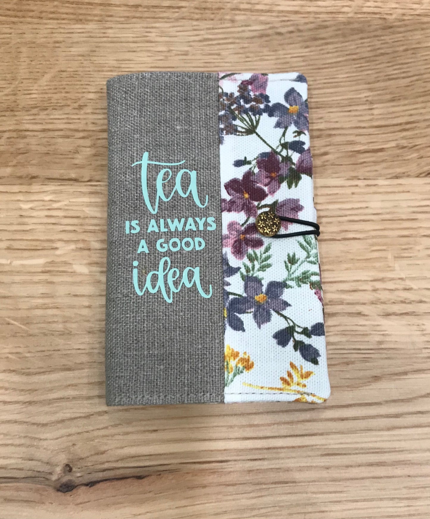 Floral Chic Portable Tea Bag Carrying Case