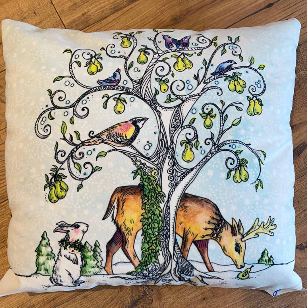 Throw Pillow Winter
