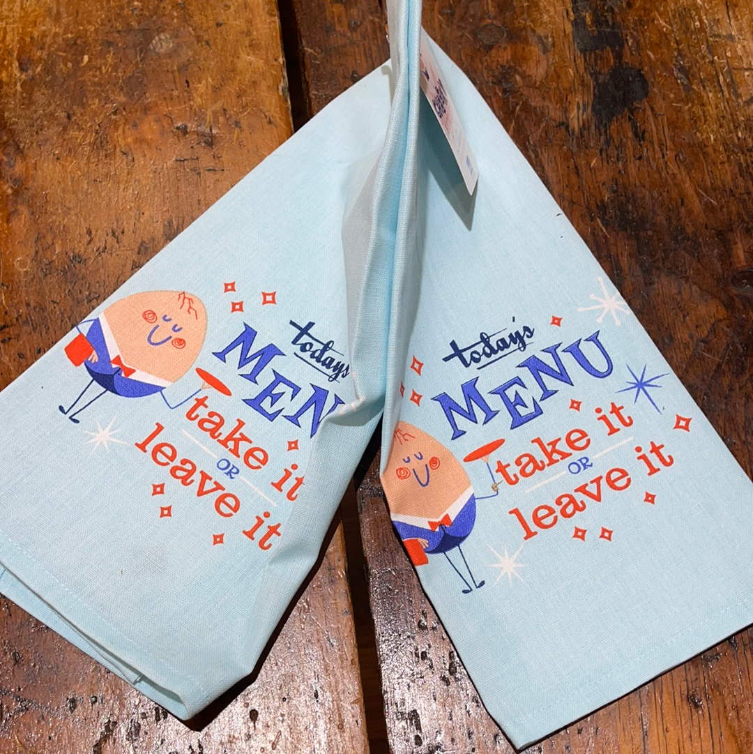 Today's Menu Dish Towel