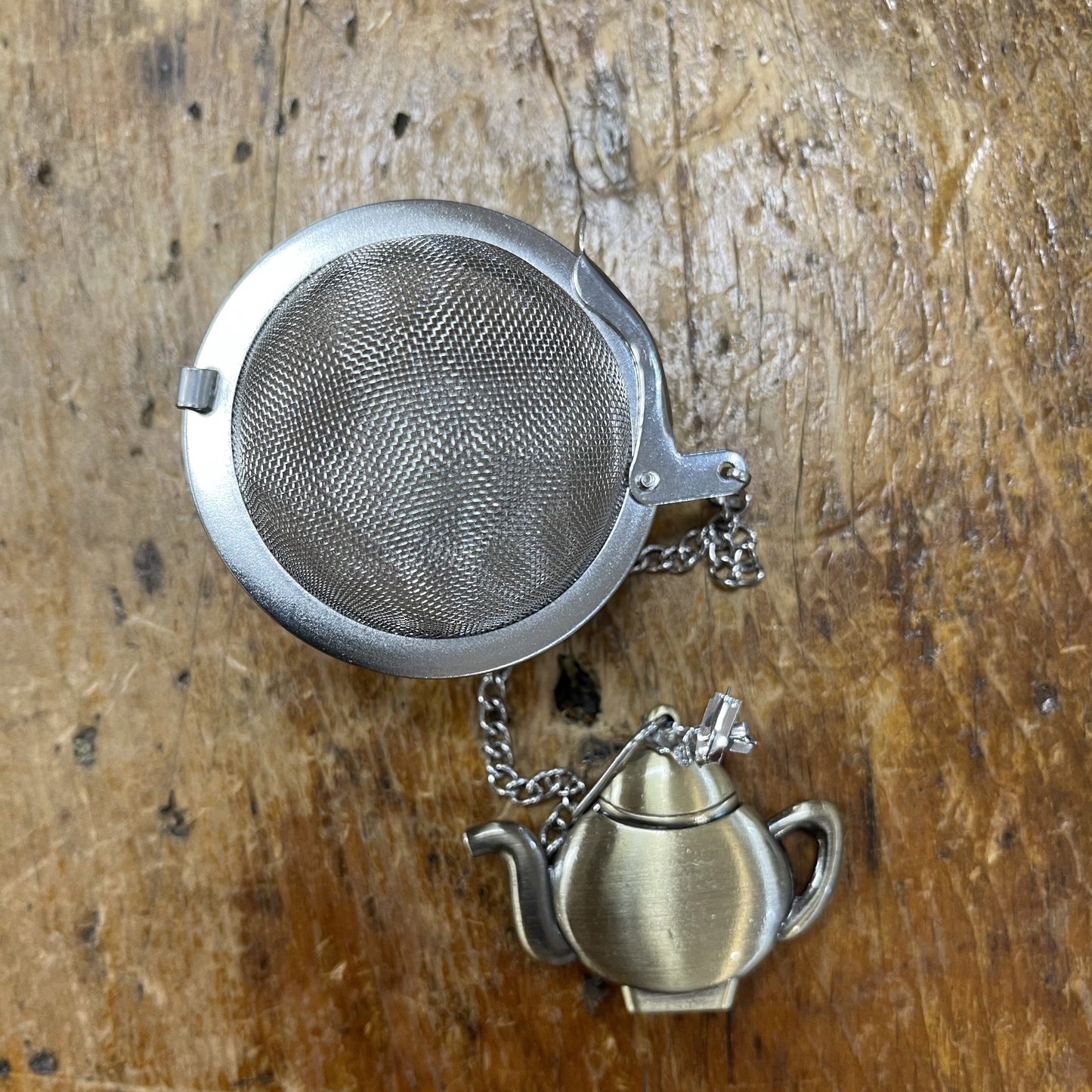 Tea ball, 5cm Bronzed Teapot