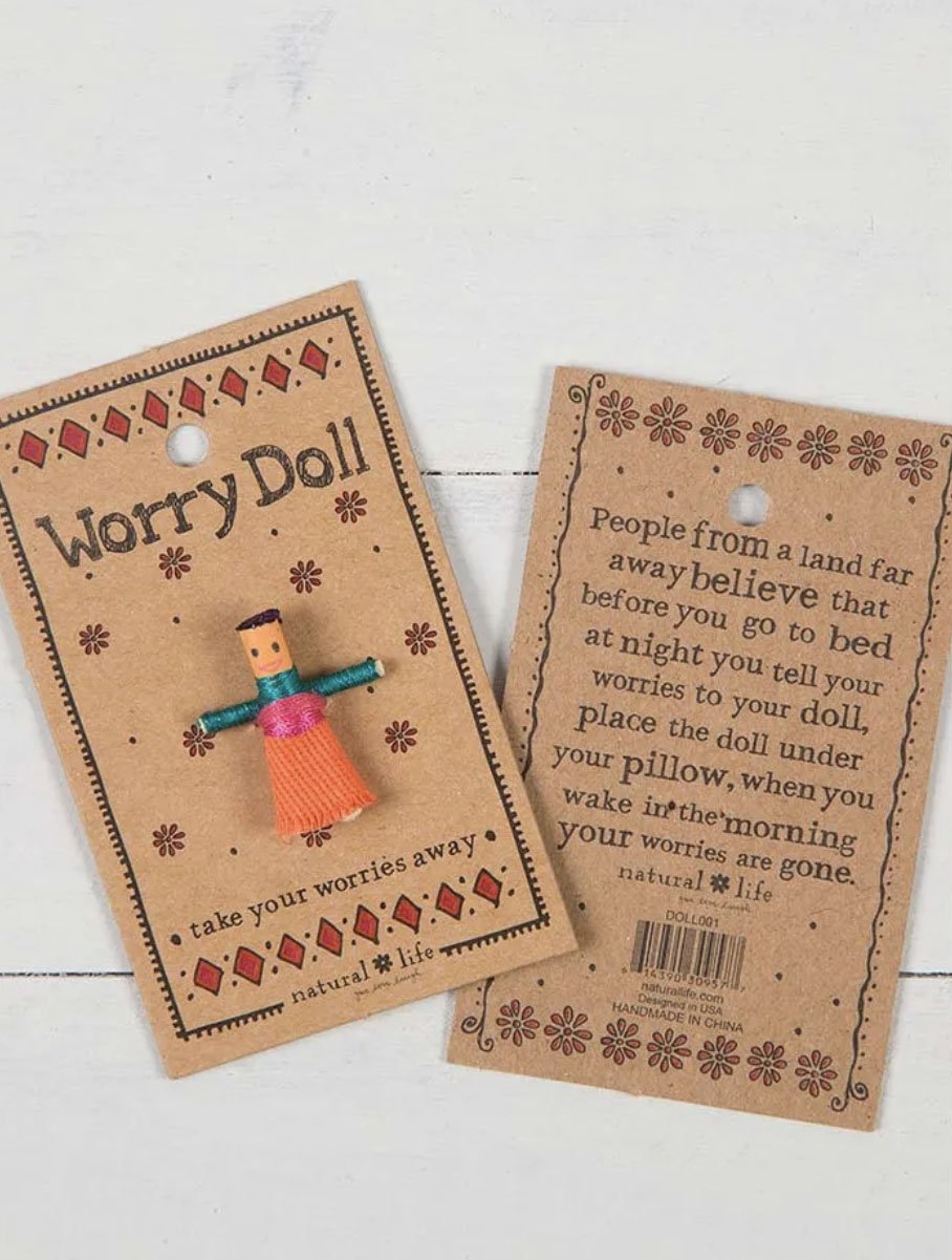 Worry Doll on Card