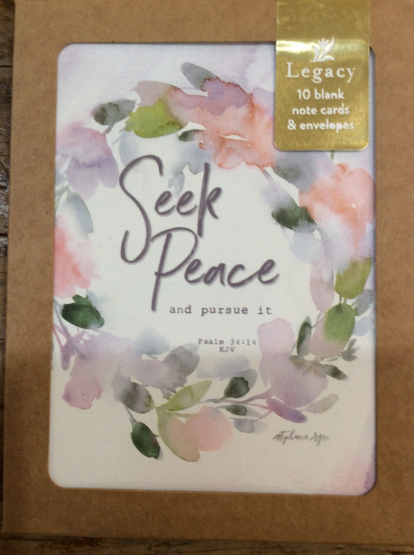 Legacy 10 Blank Note Cards/Envelopes