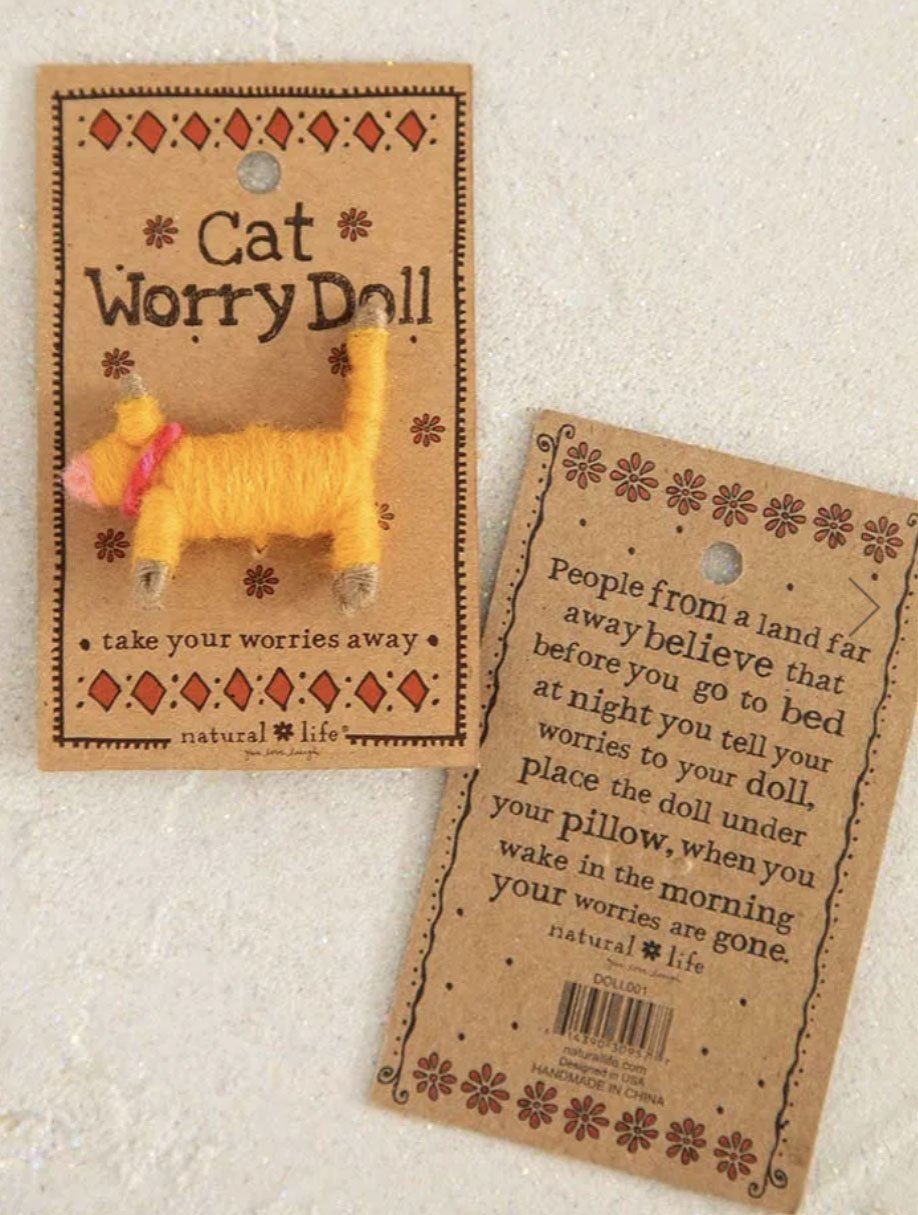 Worry Doll on Card