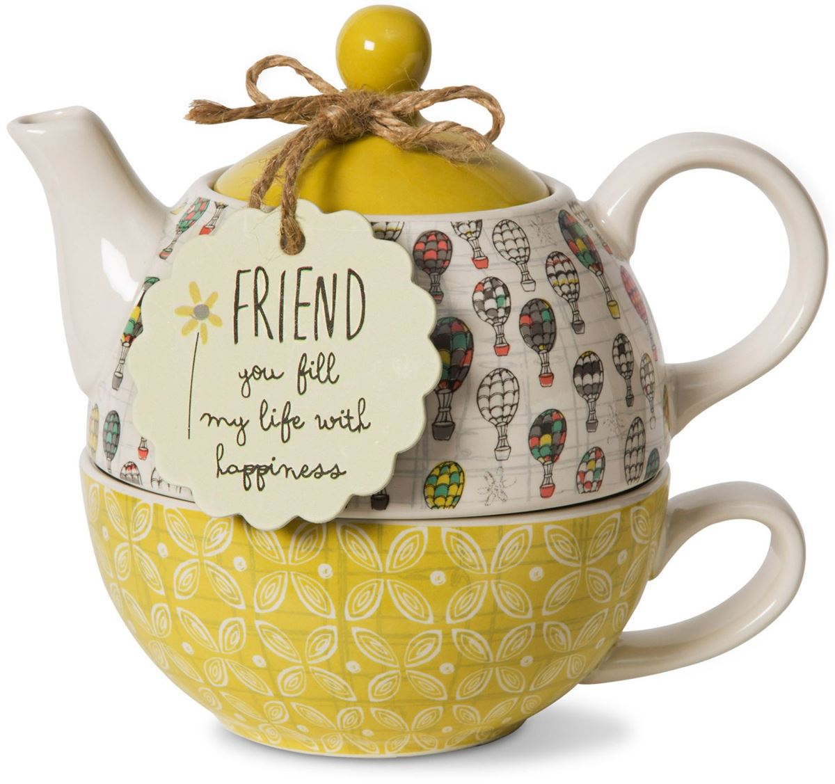 Friend - 15 oz. Teapot & 8 oz. Cup