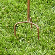 BIRDHOUSE 73.75" TALL FOUR HOME BUNGALOW COPPER FINISH BIRDHOUSE STAKE "JAMISON"