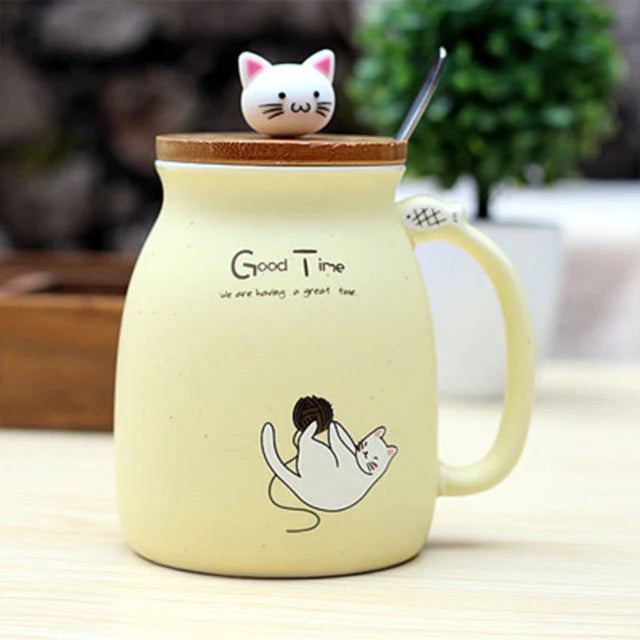 Mug Ceramic Good Time Kitty