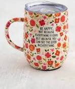 Coffee Tumbler - Be Happy