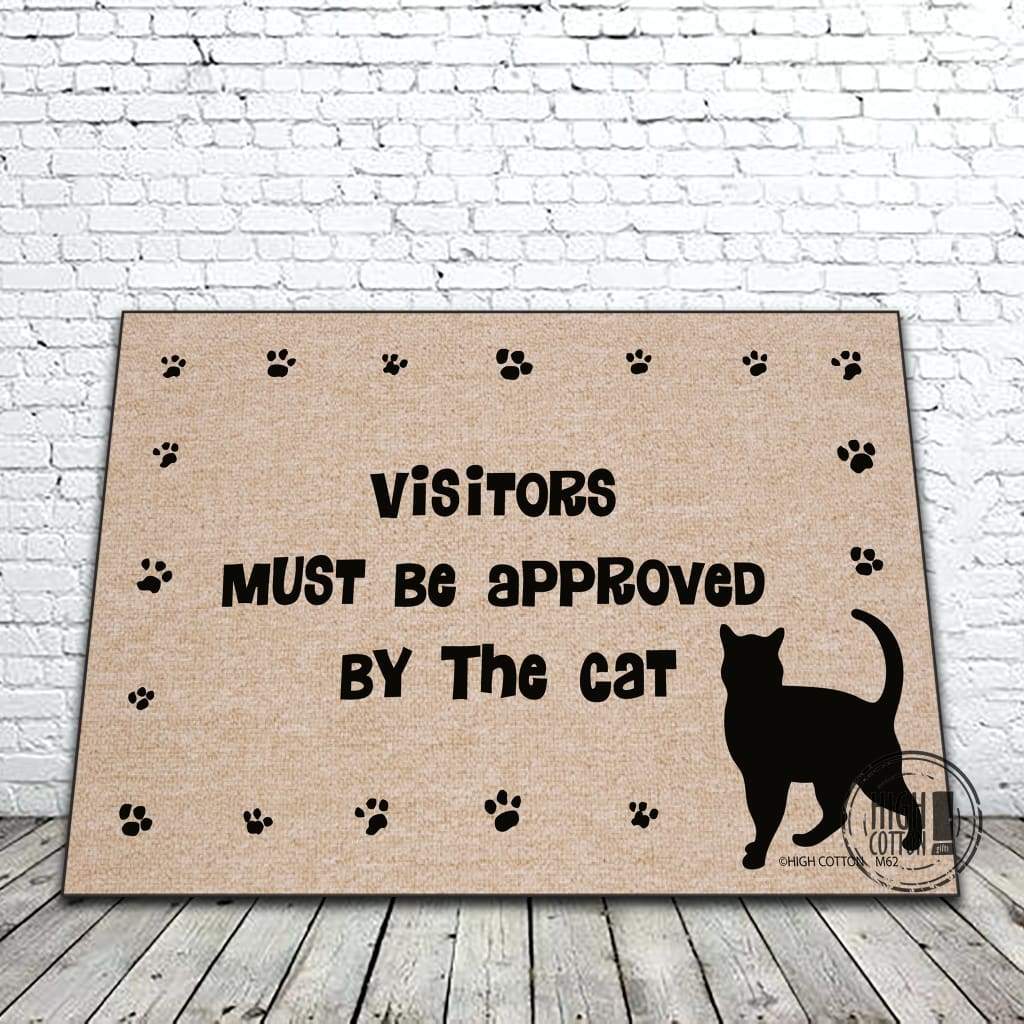 Door Mat - Visitors Must Be Approved