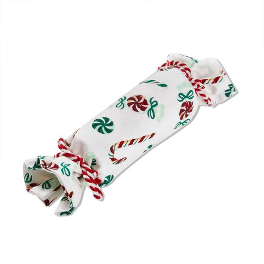 Peppermint candy cracker dishtowel