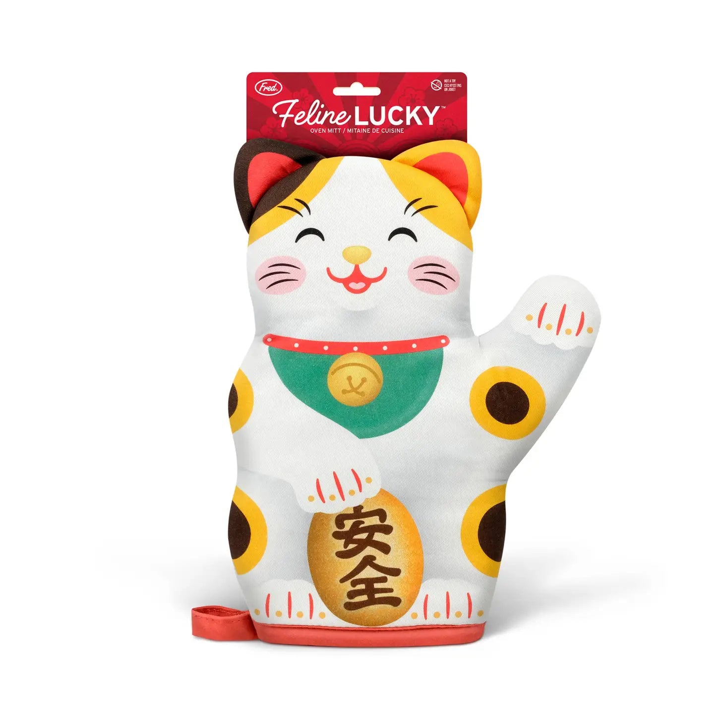 Oven Mitt - Feline Lucky