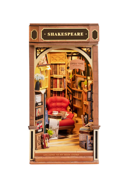 Diy Miniature House Book Nook Kit