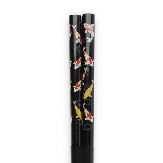 Chopsticks Black with Design