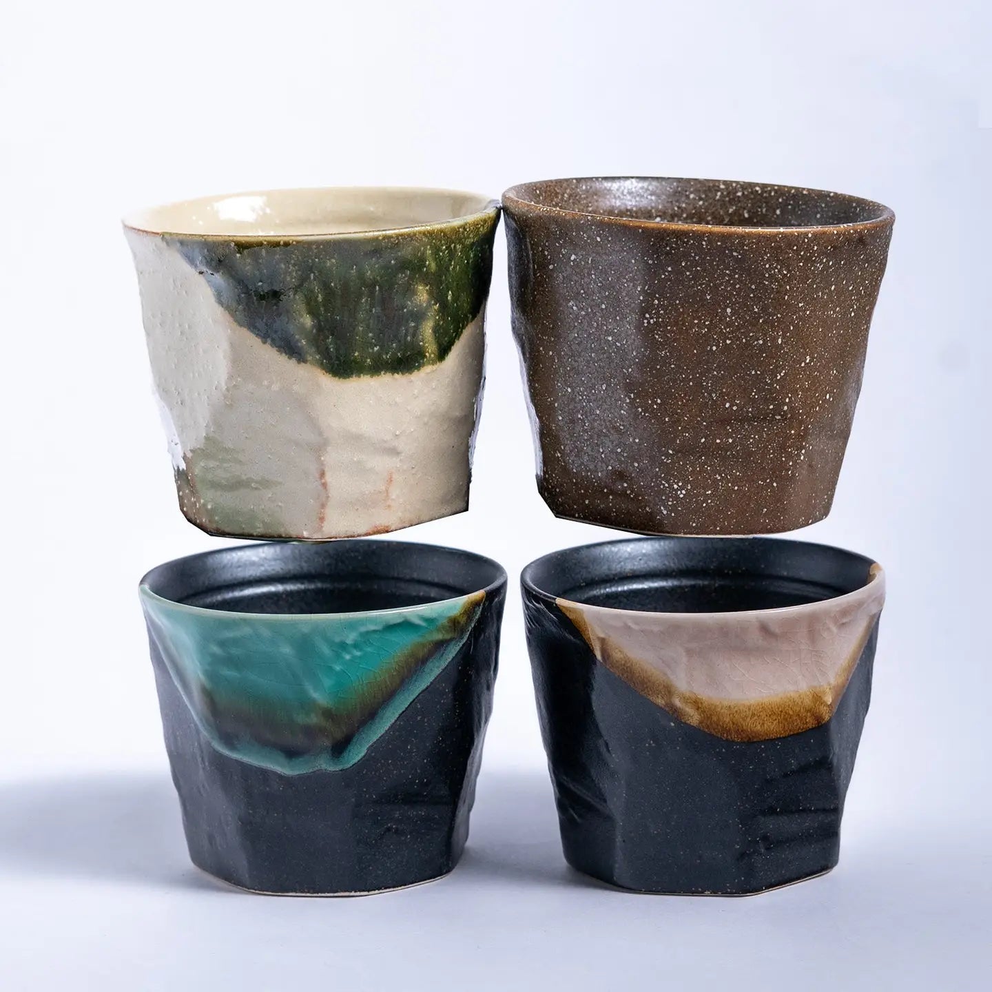 3.3"H Minoware Porcelain Yunomi Tea Cups