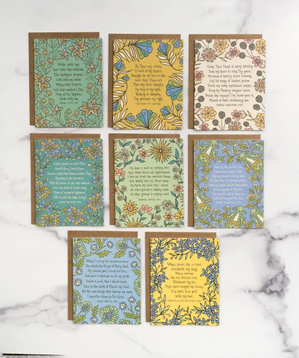 Set of 8 Hymn Greeting Card