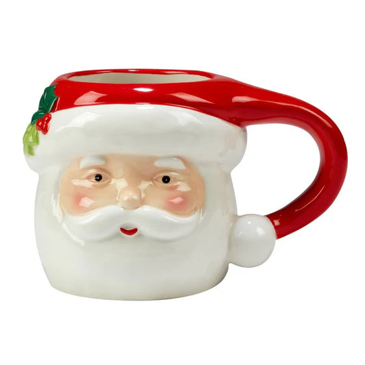 Holiday Magic Santa 3-D Mug