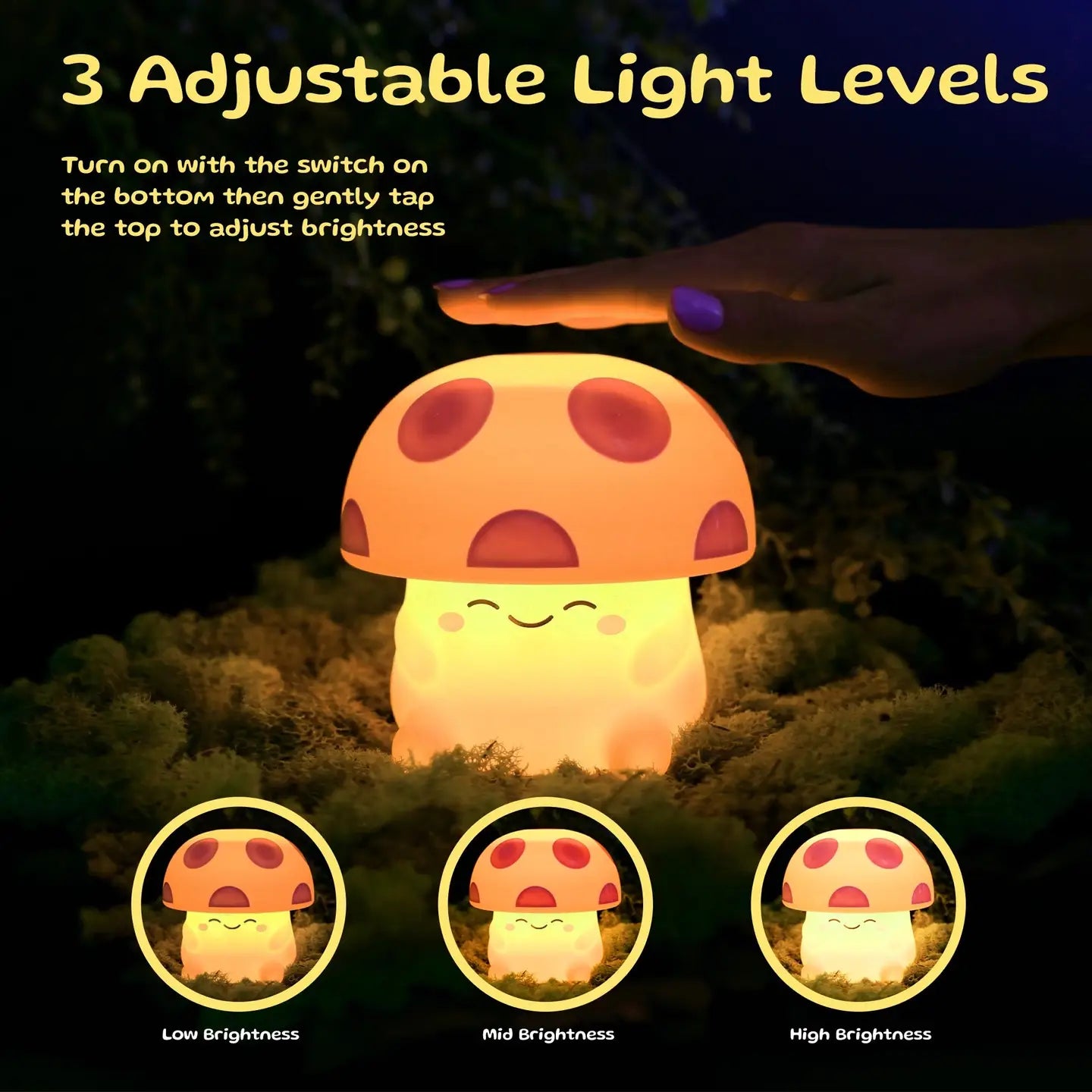 Mushi Ambient Mushroom Night Light