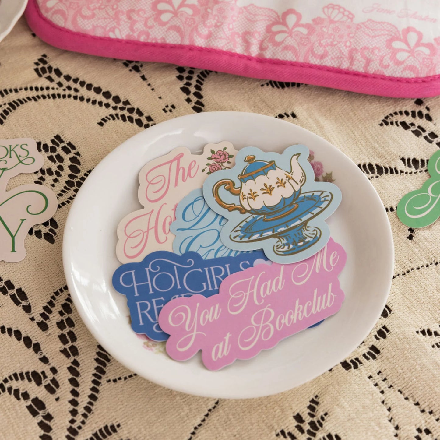 Jumbo Sticker Set (Set of 8), High Society
