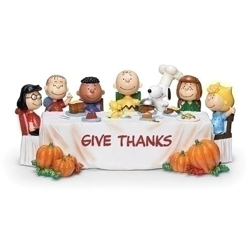 Peanuts 4.75"H PEANUTS "GIVE THANKS"