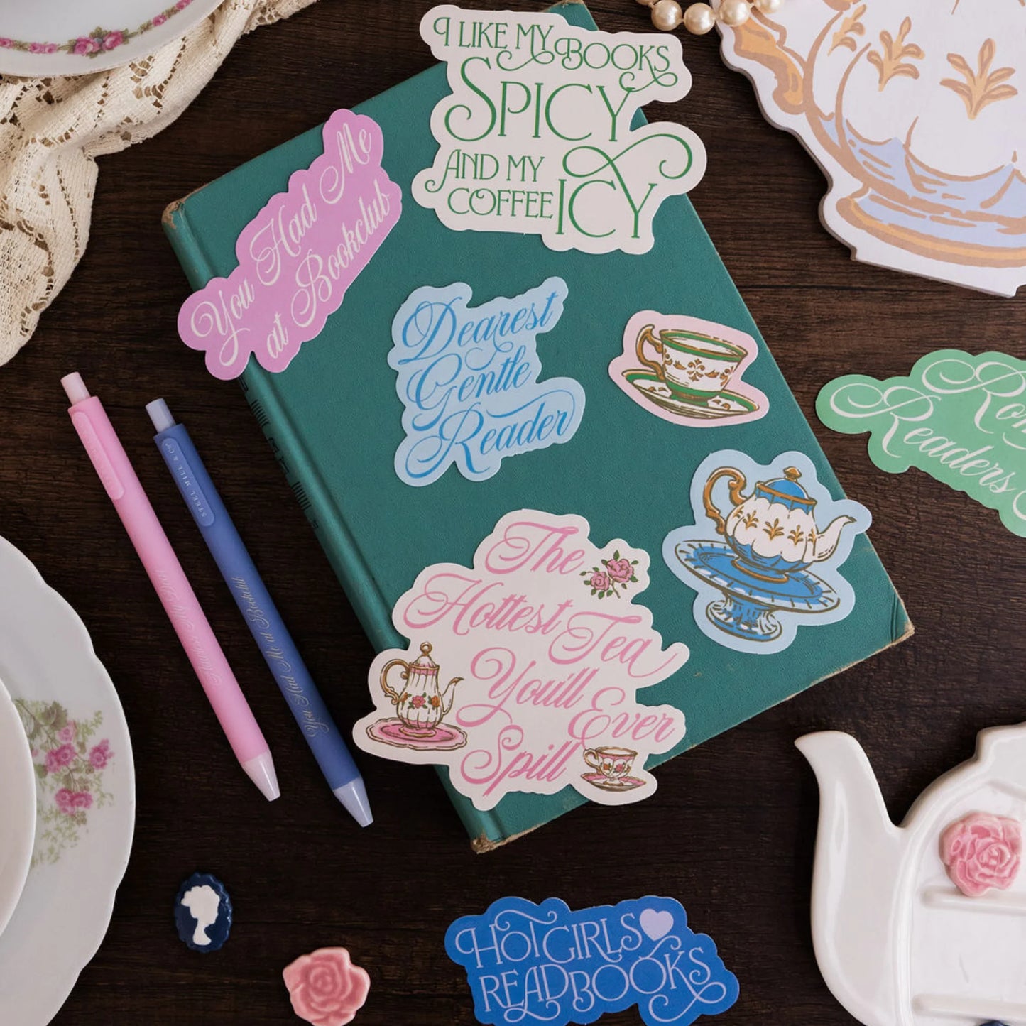 Jumbo Sticker Set (Set of 8), High Society