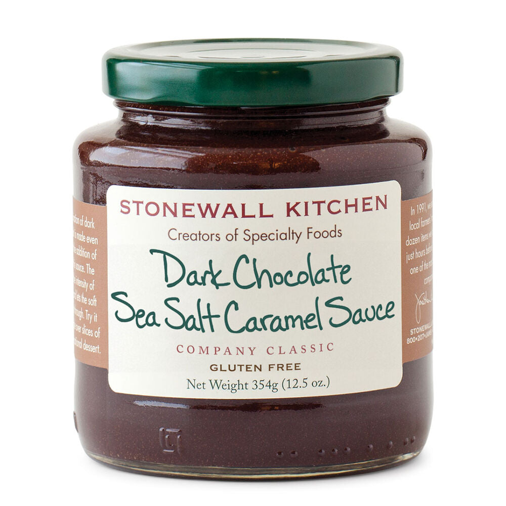 Dark Chocolate Sea Salt Caramel Sauce 12.5 oz