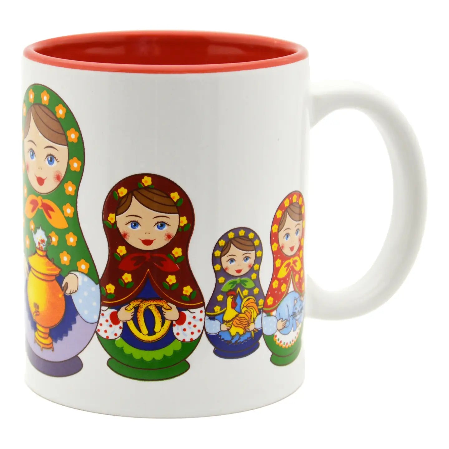 Ceramic Coffee Mug Russian Nesting Doll