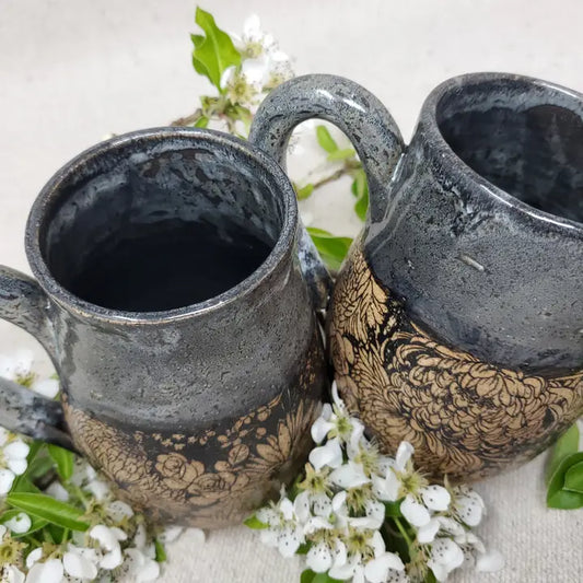 Mug - Flower Garden in Snow Storm (Handmade)