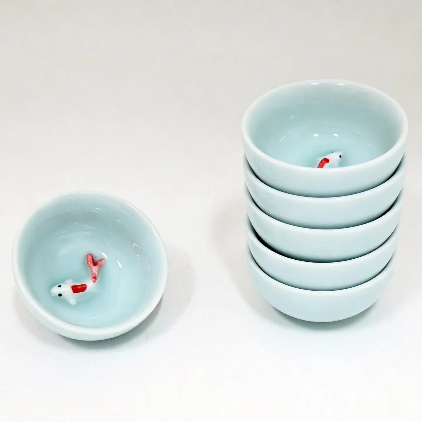Koi Fish Kung Fu Tea Cup