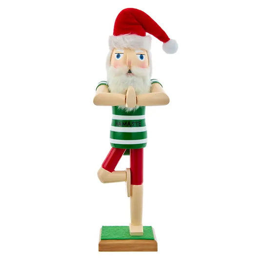 Kurt S. Adler - 15" Wood Yoga Nutcracker