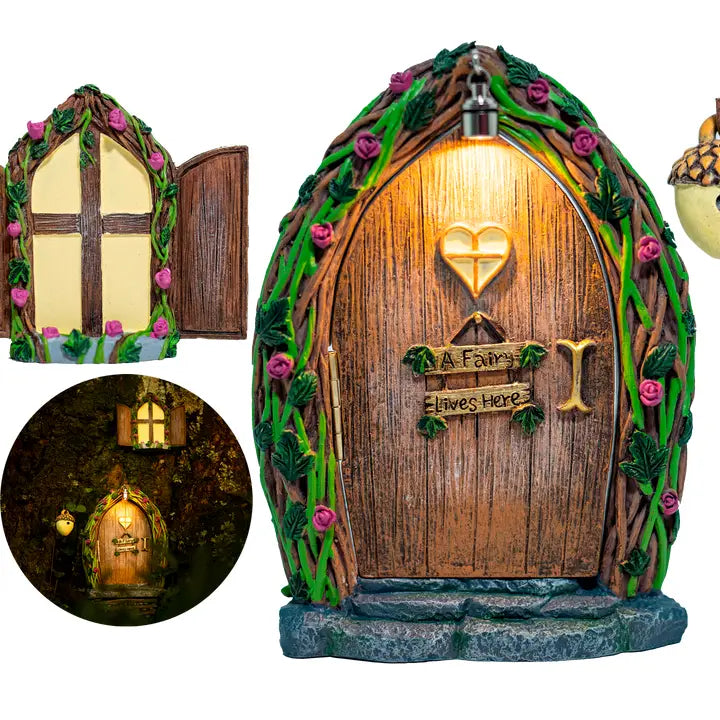 Opening Fairy Door and Window
