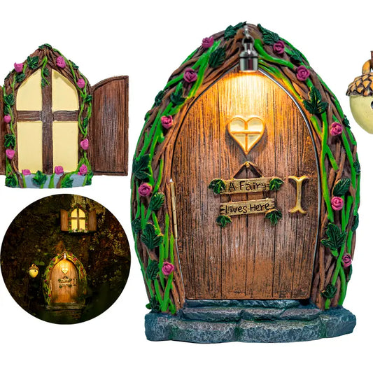 Opening Fairy Door and Window