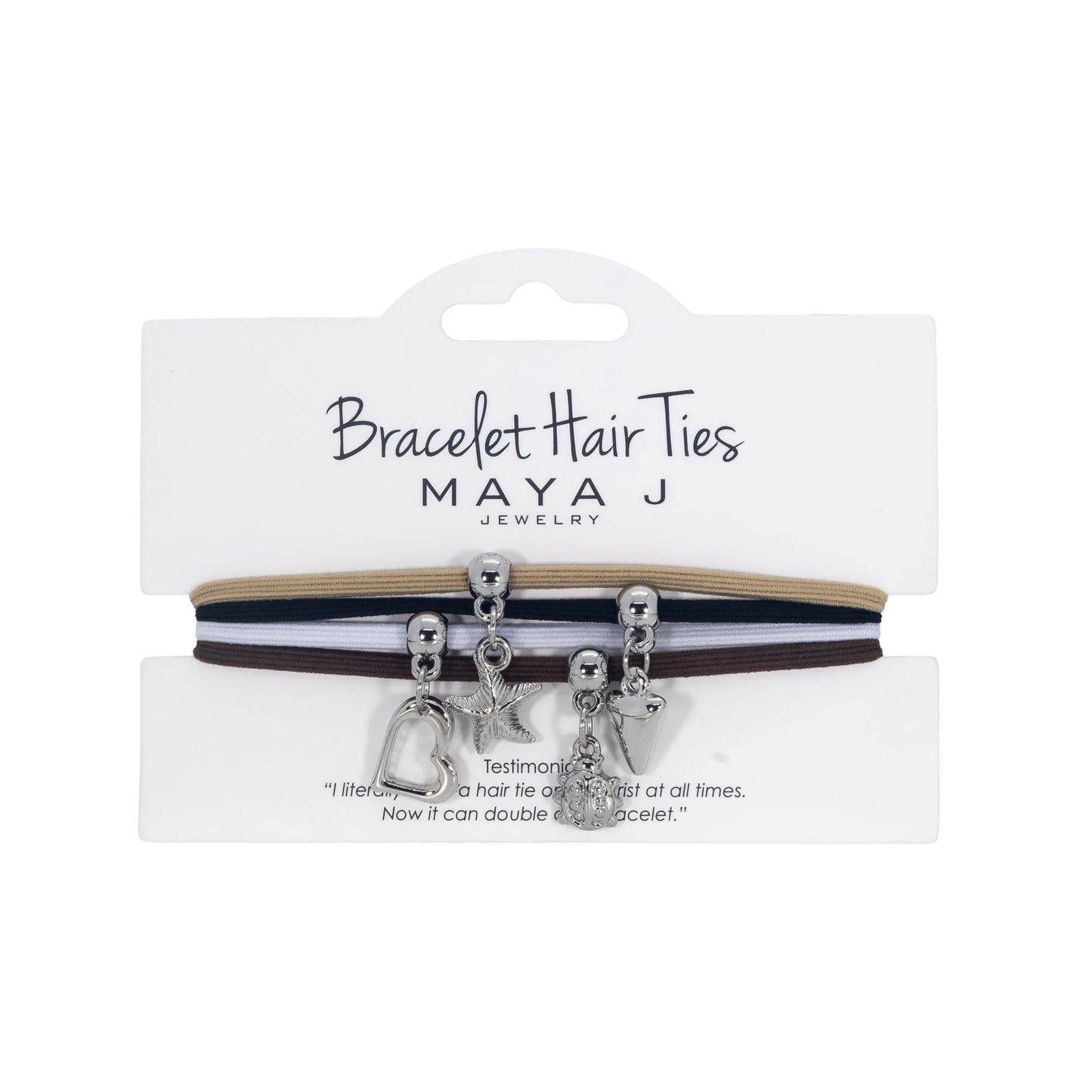 2-in-1 Bracelet Hair Tie Set