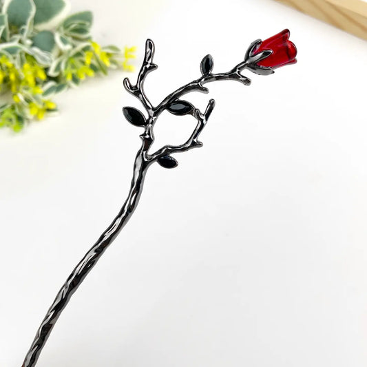 Metal Rose Hair Pin
