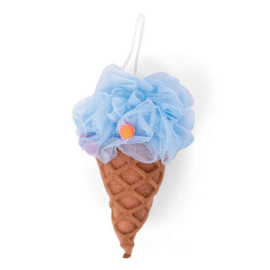 Ice Cream Cone Bath Pouf & Sponge